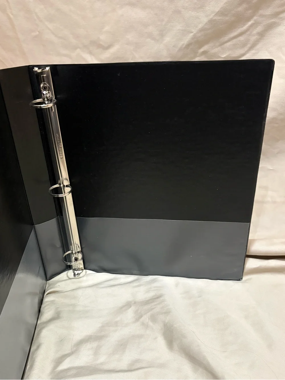 Set of 4 Binders- Black and White 3-Ring Binder 5/8-1”